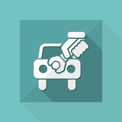 Car assistance icon