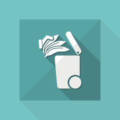 Separate waste collection icon