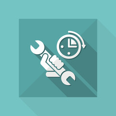 Assistance time icon