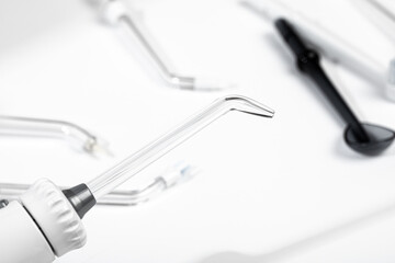 irrigator for oral care on a light background- Image