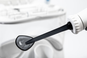 irrigator for oral care on a light background- Image