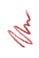 Lip liner stroke on white background- Image