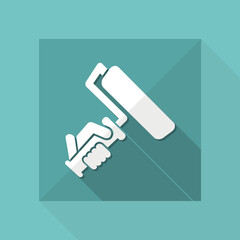Painter roll symbol © Myvector
