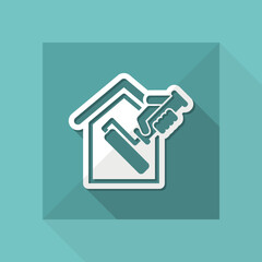 Painter roll icon © Myvector