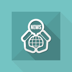 Obraz premium News icon