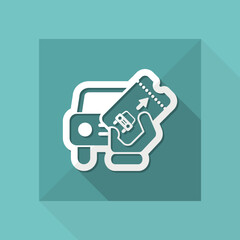 Card car icon