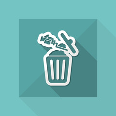 Disposal of construction materials