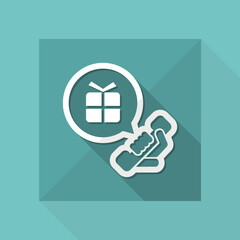 Telephone call for gift