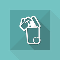 Separate waste collection icon