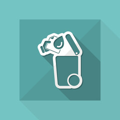 Separate waste collection icon