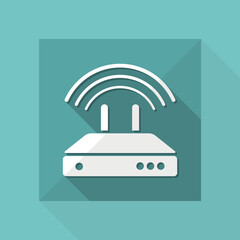 Router - Flat minimal icon