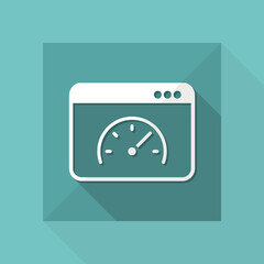 Application speed - Flat minimal icon