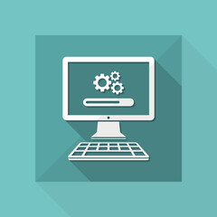 Upgrade settings computer icon