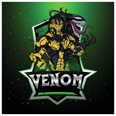 Halloween esport gaming mascot logo