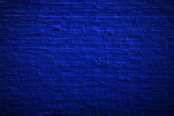 Blue brick wall backgrounds, brick room, interior textured, wall background.