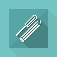 Customized assistance services - Vector icon