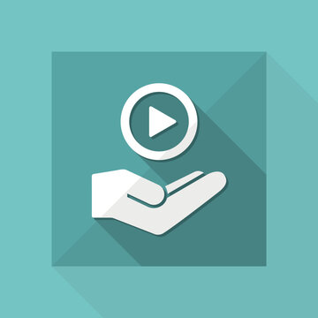 Multimedia playlist - Minimal icon