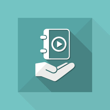 Multimedia playlist - Minimal icon