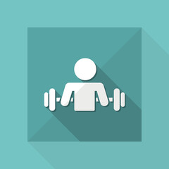 Gym activity - Vector web icon