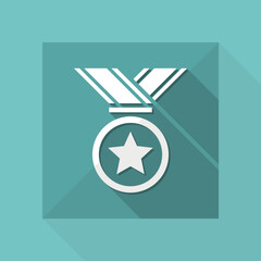 First place medal - Vector web icon