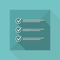 Check list - Vector web icon