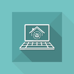 Real estate investment - Vector icon for computer website or application