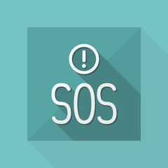 Sos - Vector icon for computer website or application