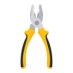 Pliers vector illustration, Hand tool icon, Home repair tool