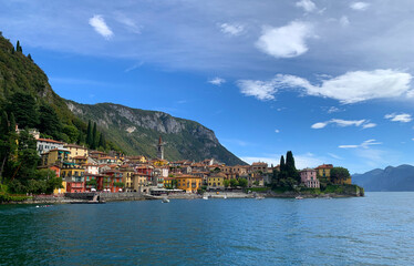 View of Varenna on Como Lake, Italy