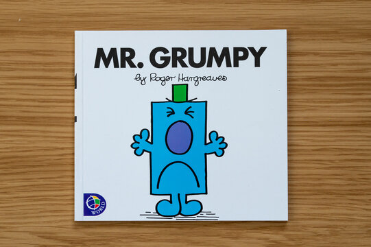 Mr Grumpy, Front Cover Of Mr Men Series Of Books