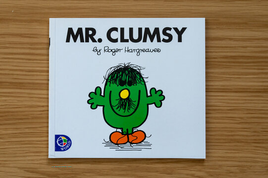 Mr Clumsy, Front Cover Of Mr Men Series Of Books