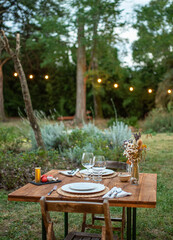 mesa decorada