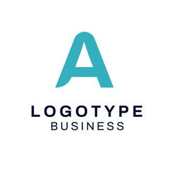 Letter A logo for all kinds of business. logotype A signs