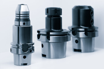 Many types of metal details industrial design background, engineering technology concept