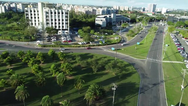 salvador, bahia, brazil - august 5, 2022: Building of the Health Department of the State of Bahia in the administrative center in the city of Salvador .