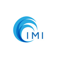 IMI letter logo. IMI blue image on white background. IMI Monogram logo design for entrepreneur and business. . IMI best icon.
 - obrazy, fototapety, plakaty