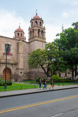 City of MORELIA in the state of Michoacan historical center. Mexico