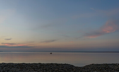 Lions head cottage waterfront view summer sunset