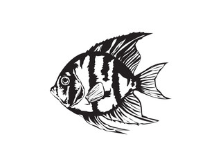 fish vector icon for business or event or logo