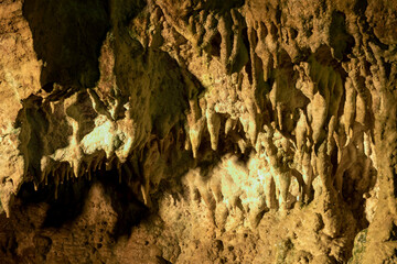 Fakilli Cave, located in Duzce, Turkey, offers a wonderful view with natural formations, stalactites and stalagmites.