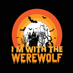 Halloween t shirt design and vector