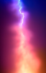 Digital illustration of abstract background, lightning