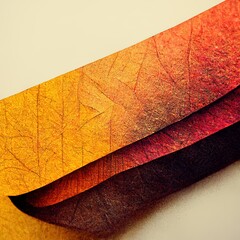Abstract autumn background or orange on white. Illustration.