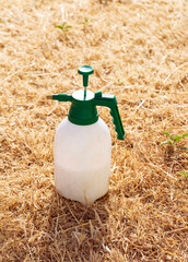 2 liter disinfectant manual sprayer, hand pressure pump. Sprayer adjustable nozzle for garden or...