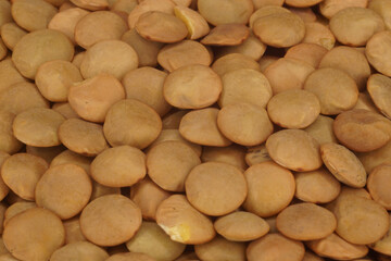 Fototapeta na wymiar close up of a pile of lentils