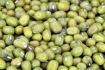 green beans mung closeup background