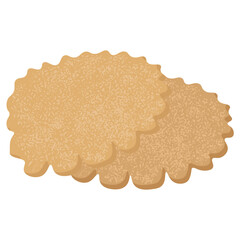 saber biscuits, a traditional french pastry made from shortcrust pastry