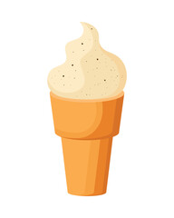 delicious ice cream cone