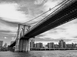 Brooklyn Bridge from the water