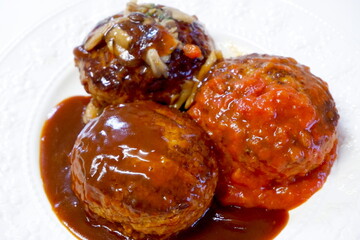 ３つのハンバーグ